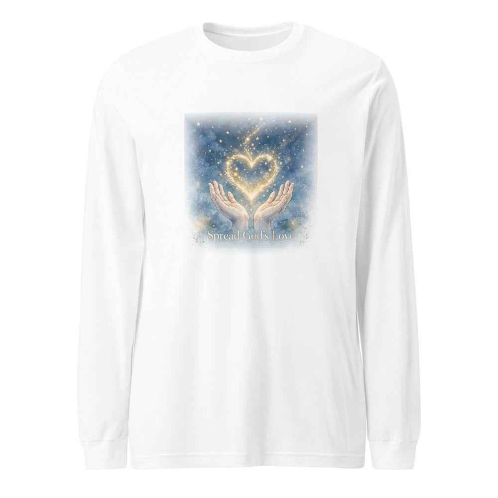 Spread God's Love Starry Night Long Sleeve Tee