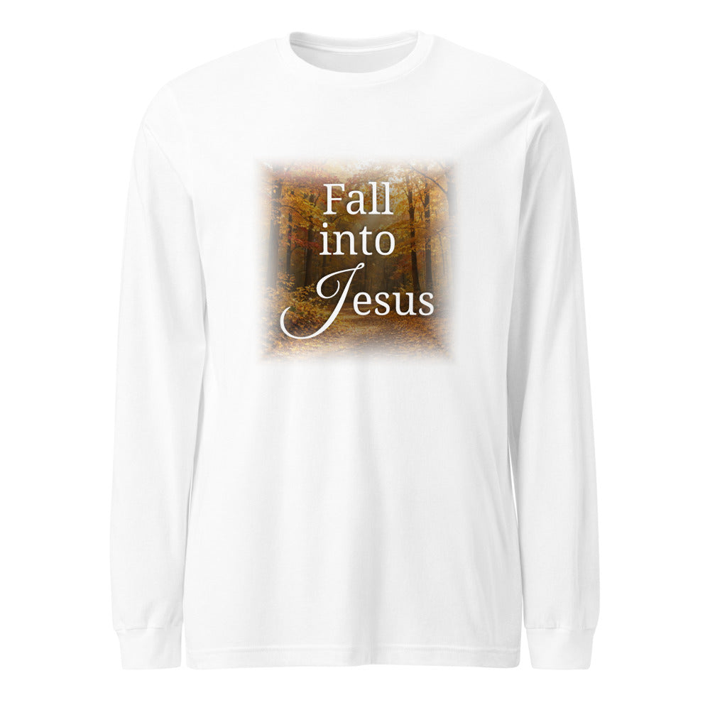 Fall into Jesus Long Sleeve Tee